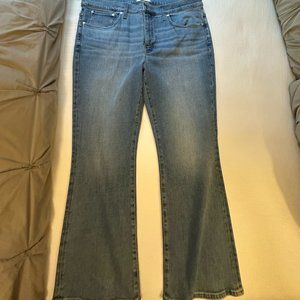 Madewell Kick Out Crop Jeans (Size:  33)